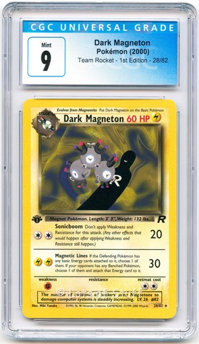 Dark Magneton (1st Edition) graded CGC 9 for sale on eBay