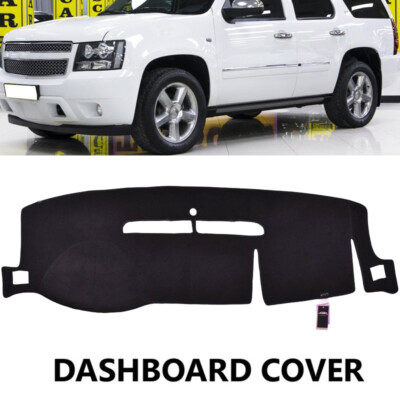 XUKEY Dashmat For Chevy Tahoe Suburban Silverado LTZ Dash Mat Dashboard Cover