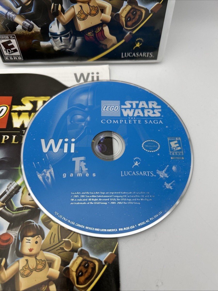 LEGO Star Wars: The Complete Saga Nintendo Wii Tested/Cleaned-VG