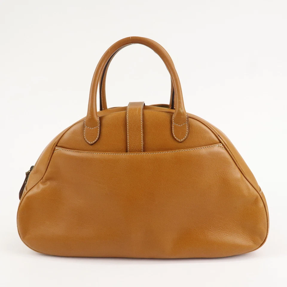 Auth Christian Dior Handbag Double Saddle Bag Leather Shoulder Bag Used F/S - Image 2 of 4