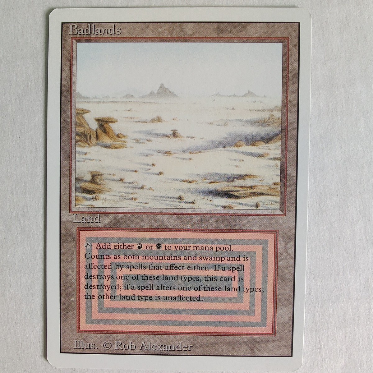 Badlands [3ED] 土地R Badlands - NM+ - Revised Edition 3ED - MTG | eBay