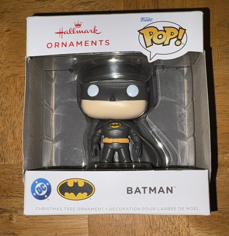 Hallmark Ornaments Funko POP Batman Christmas Tree 2021 Walmart Exclusive DC