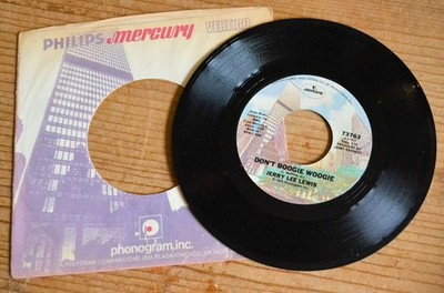 Vinyl 45: Jerry Lee Lewis: Don't Boogie Woogie. Mercury 73763 NOC
