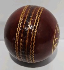 Vintage Cricket Ball Hamd Hammered Red