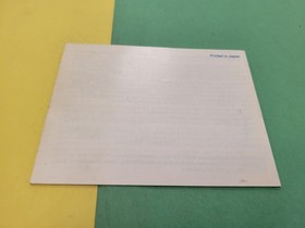 Loopz (Nintendo NES) Original Instruction Manual Booklet Book Only OEM