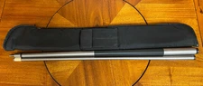 Halex 2 Piece PC Pool Graphite Cue  4 Star Black and Silver with Case