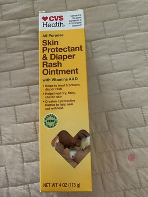 By CVS All Purpose 4 Oz  Skin Diaper Rash  Protectant Ointment w/Vitamin A&D