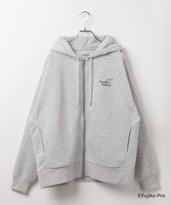 Doraemon GENTLE FUTURE Light Cushion Zip UP Hoodie Gray Size L