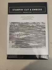 Stampin' Up Birch Wood 3D Embossing Folder 164069 Texture Background