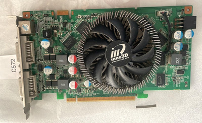 Inno3D NVIDIA GeForce 9600GSO 512MB GDDR3 PCI-E S-Video DVI Grafikkarte