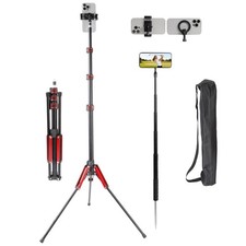 Golf Tripod  Monopod 2-in-1 Phone Stand Holder with Spike Stake, 75" Extenda...