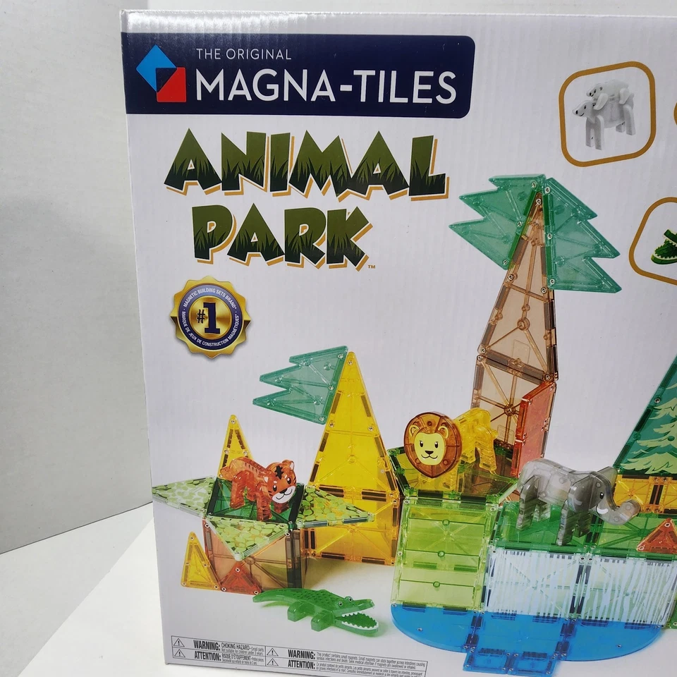 The Original Magni-Tiles Animal Park 70 Pieces Educational Learning New - Image 2 of 4