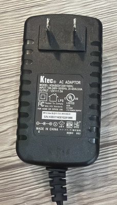 Ktec KSAS0241200200HU AC/DC Power Adapter 12V 2A OEM Wall Charger