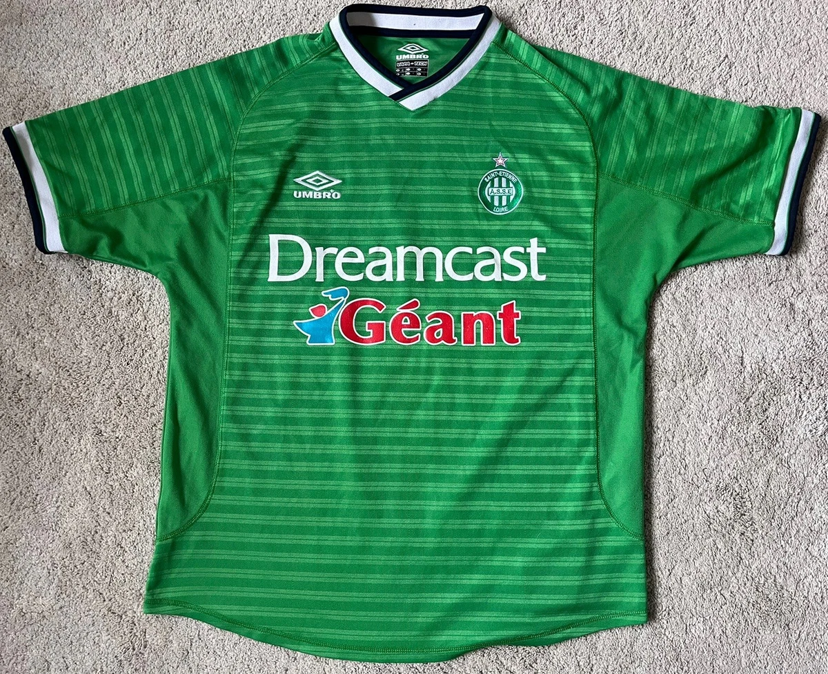 Maillot Domicile AS Saint-Étienne 2001/02 - Umbro - Homme Taille XL - Vert