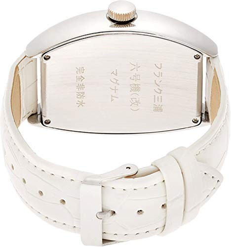 Frank Miura Watch No. 6 Magnum Leather Strap Colorful White FM06K-CRW Men's - Picture 3 of 6