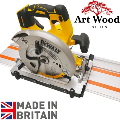 ARTWOODLINCOLN Base adaptadora Dewalt DCS570 DWE575 DCS575 DCS578 DCS573 EVOLUTION carril guía