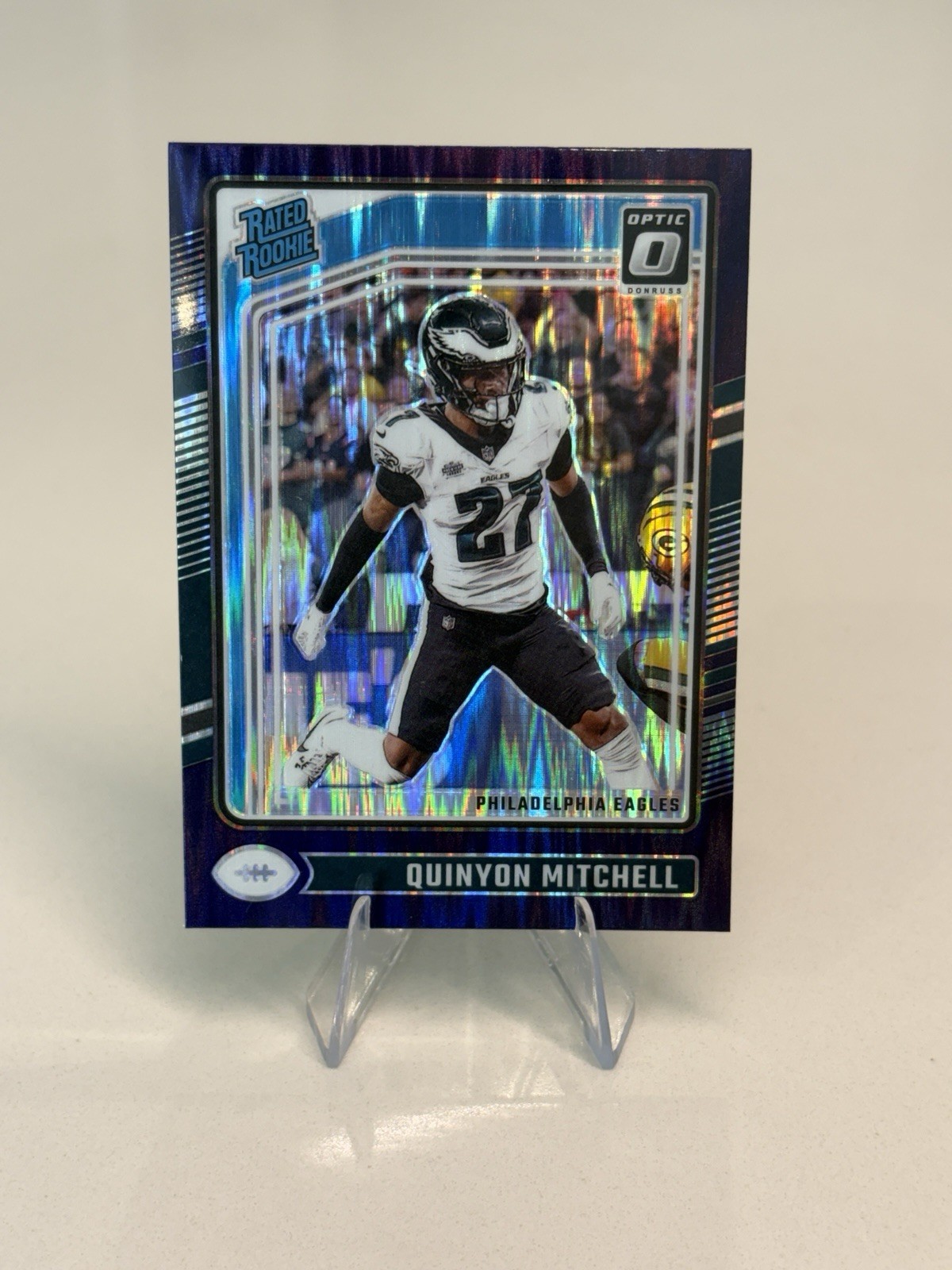 Quinyon Mitchell Panini Donruss Optic #282 Purple Shock