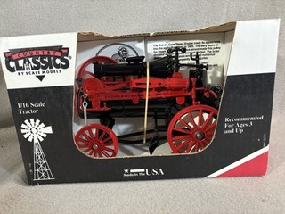 1:16 J.J. CASE STEAM ENGINE COUNTRY CLASSICS FARM TRACTOR DIE CAST w/ BOX NRFB