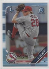 2019 Bowman Draft Chrome Sky Blue Refractor Tony Locey #BDC-70 fm0