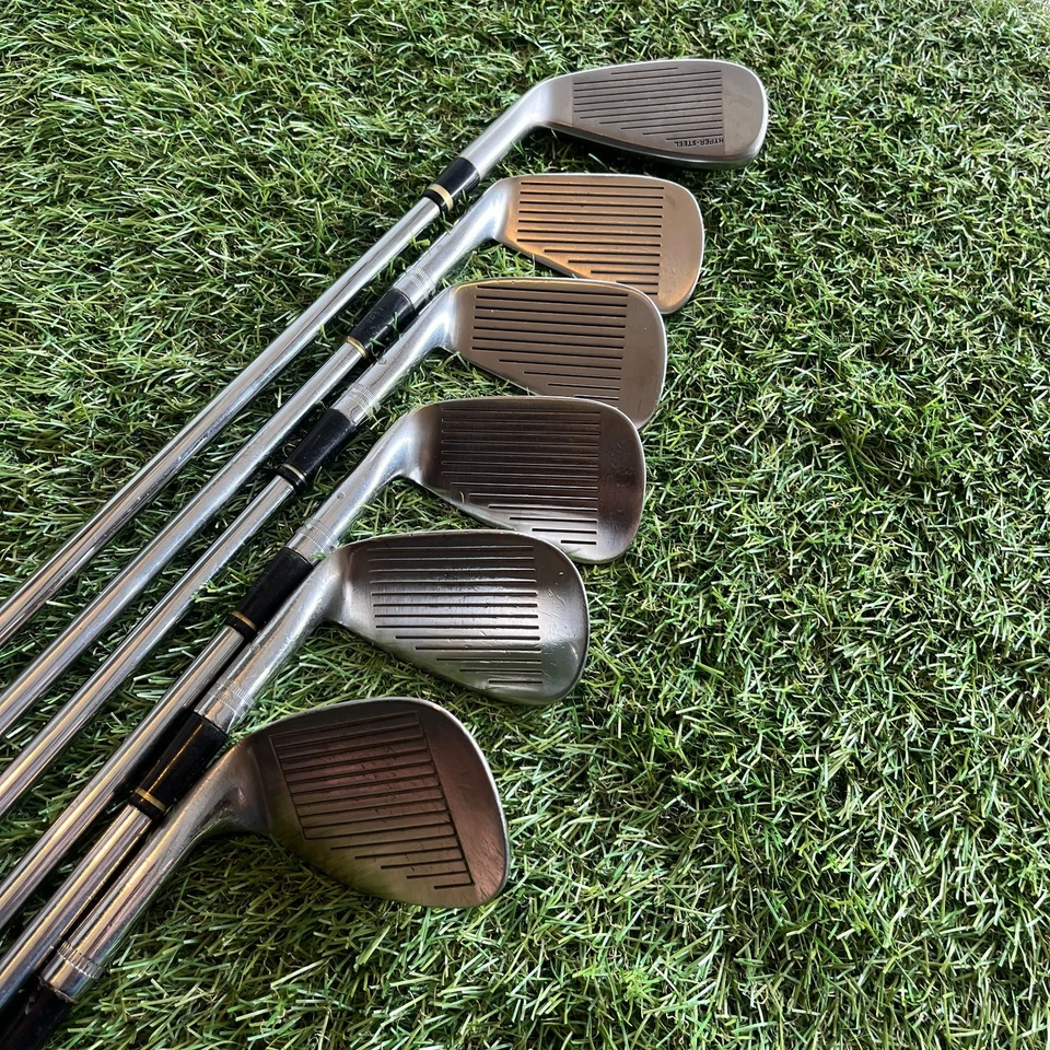 Juego de palos de golf cortos Taylormade Silver Scot Blades Cobra Sunday retro para hombre Foto 4 de 4