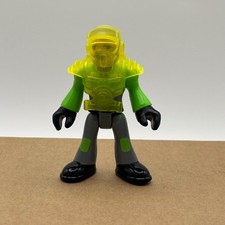 Fisher-Price Imaginext Dino Rider Action Figure Green Gear Helmet #20