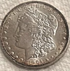 1904 O Morgan nice bright shiny coin AU/BU lustrous free shipping Sigma tested+