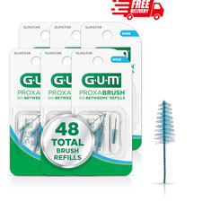 GUM Proxabrush Go-Betweens Refills - Wide - Compatible with GUM Permanent Handle