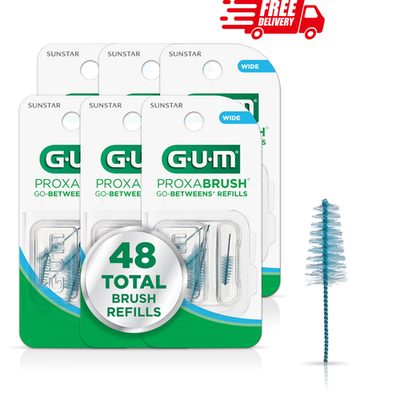 #ad #ad GUM Proxabrush Go Betweens Refills Wide Compatible with GUM Permanent Handle $31.99