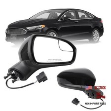 Mirror AssemblyCompatible with Ford Fusion 2016 Right Passenger Side Black