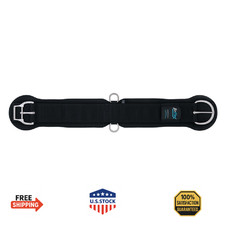 Weaver Leather AirFlex Straight Cinch Black 28" Roll Snug Buckle
