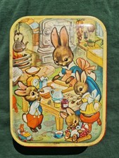 Vintage Holland Toffee tin - Rabbits