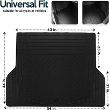 Black Suv Truck Cargo Mat Trunk Car Floor Mats All Weather Liner Semi Custom Fit Black Suv Truck Cargo Mat Trunk Car Floor Mats All Weather Liner Semi Custom Fit