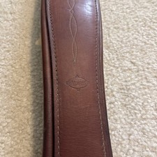 Edgewood 52” Leather Horse Girth with Fleece Lining And Double Elastic