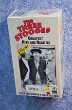 Three Stooges VHS Greatest Hits Rarities 1996 NEW Sealed Comedy
