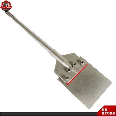 Floor Scraper 6in Wide Tile Removal Bit with Long Handle and Heavy Duty Blade US