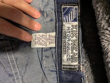 Vintage Kikwear Hydraulics Baggy Wide-Leg Cargo 90s Y2K Rave Streetwear Size 32