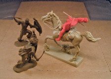1/32 Conte Custom Zulu Warriors & Mounted British Trooper