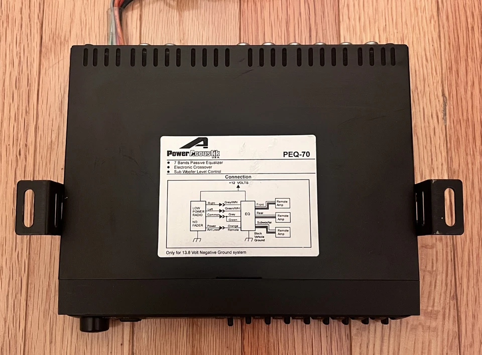Power Acoustik EQ PEQ-70 TESTED WORKS IN GOOD SHAPE WITH VERY LITTLE SCRATCHES. - Image 4 of 4