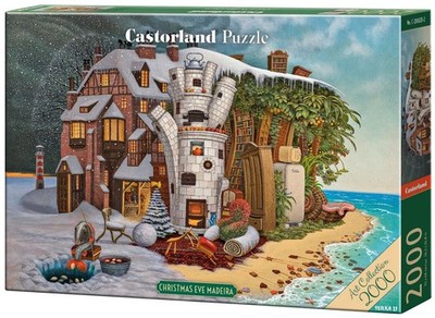 NEW Castorland Jigsaw Puzzle 2000 Pieces Christmas Eve Madeira