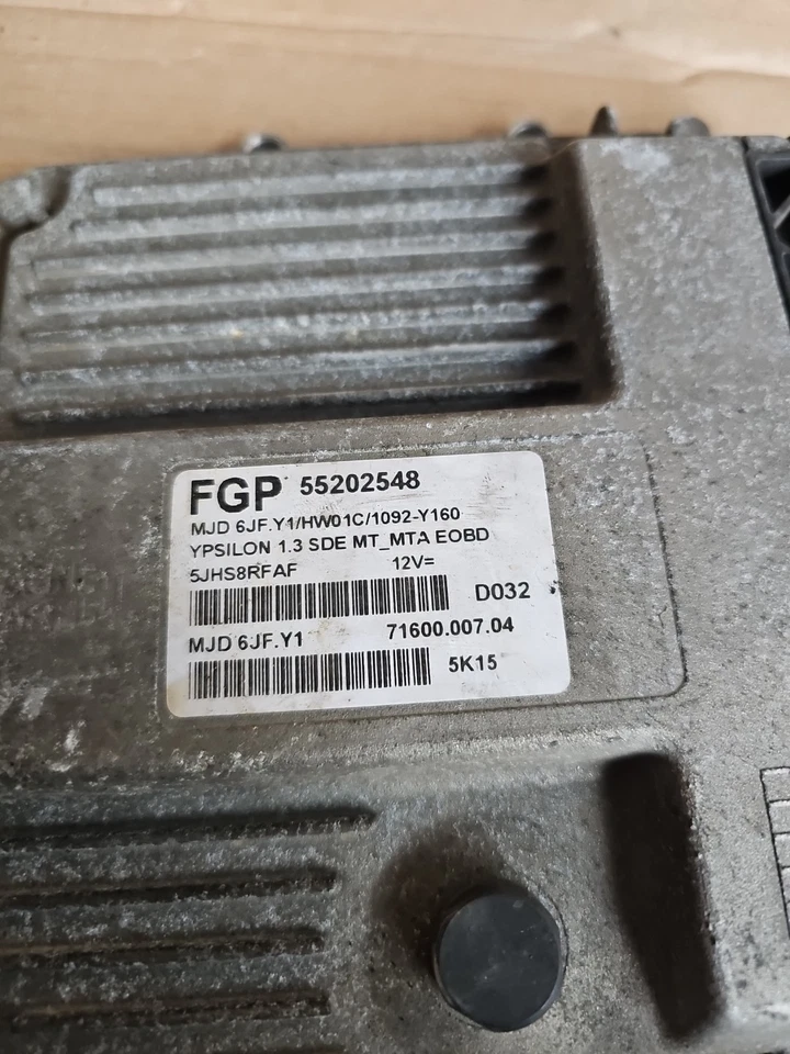 Centralina MAGNETI MARELLI MJD6JF.Y1 LANCIA YPSILON TE 1.3 16V 51kw - Immagine 2 di 2