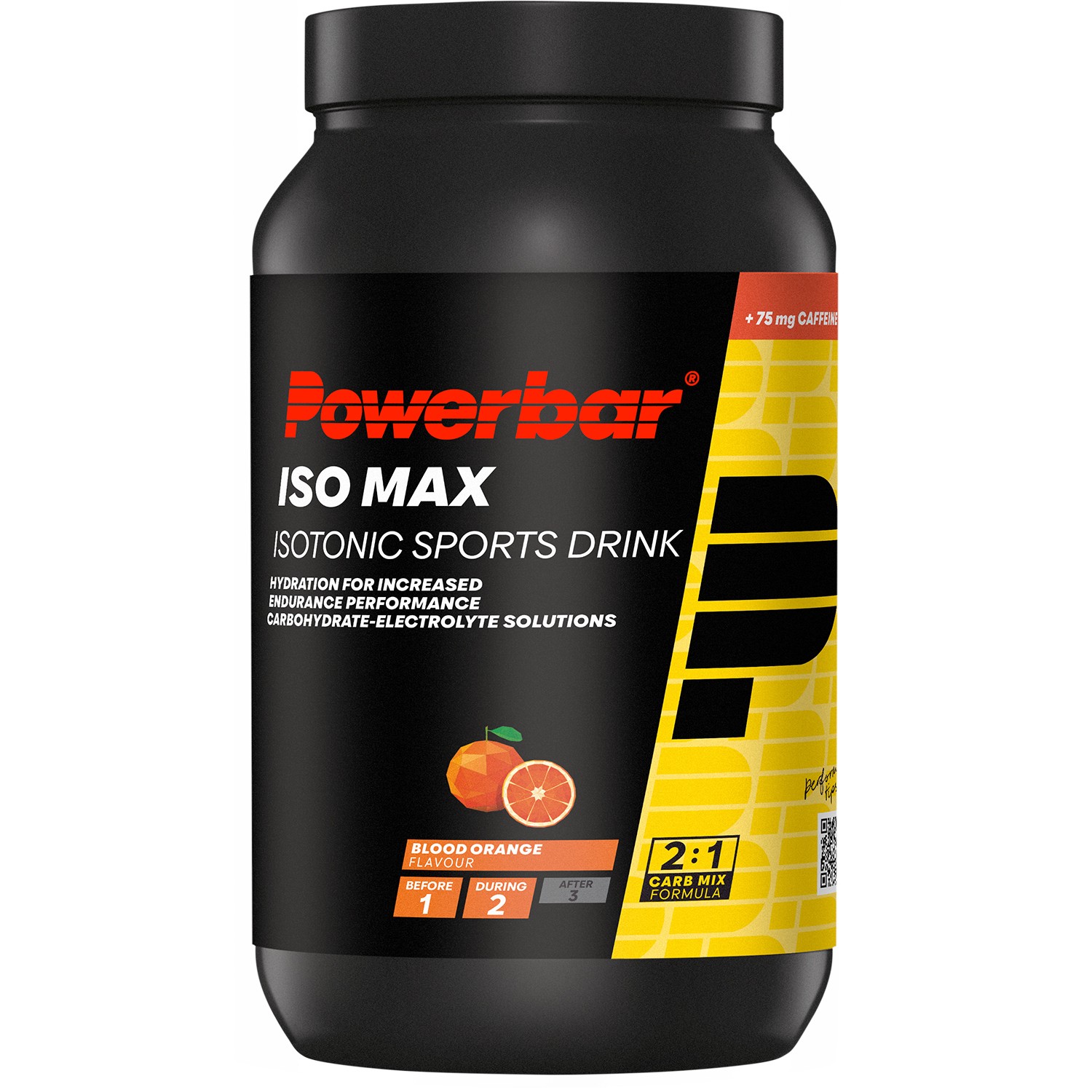 PowerBar IsoMax 1200 Contre la Fatigue Sportive Orange Caféine