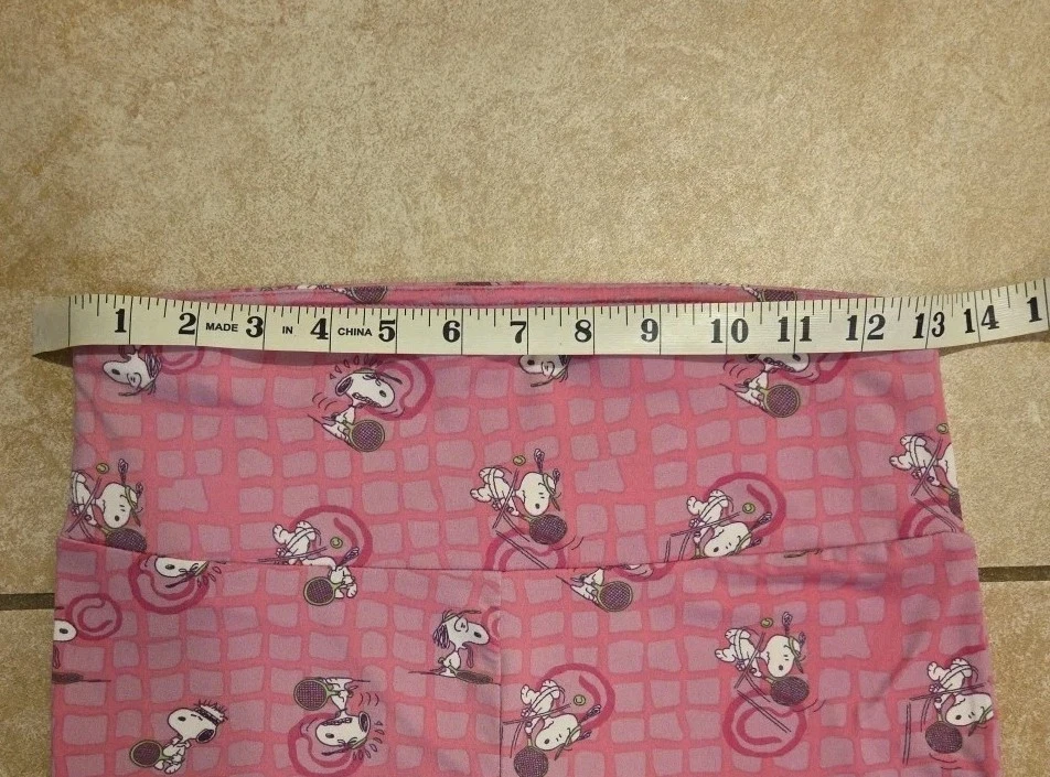 Peanuts snoopy short sleeve long pants pajamas Size Medium new with tags! - Image 3 of 4