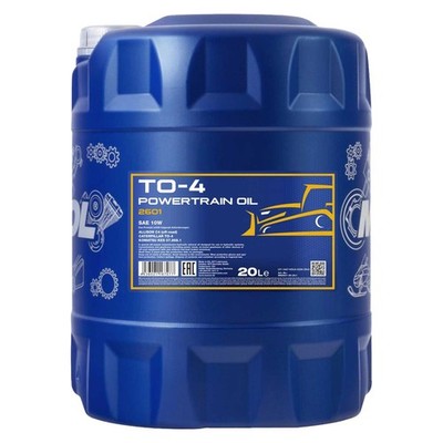 20 (1x20) Liter Mannol TO-4 SAE 10W Powertrain Öl für CATERPILLAR TO-4, KOMATSU