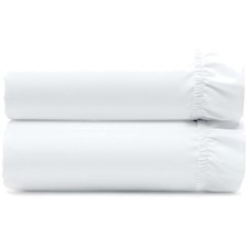King Size Fitted Sheets, White, 400 Thread Count