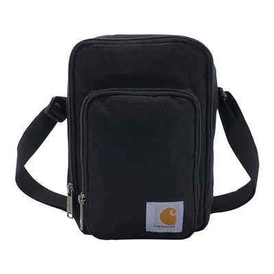 Carhartt Zipper Durable Adjustable Crossbody Bag with Zipper Closure Black.