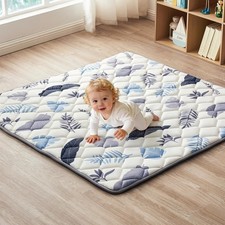 Baby Play Mat 50"x50", Non-Slip Baby Mat for Floor, Soft Thicker, Portable Pl...