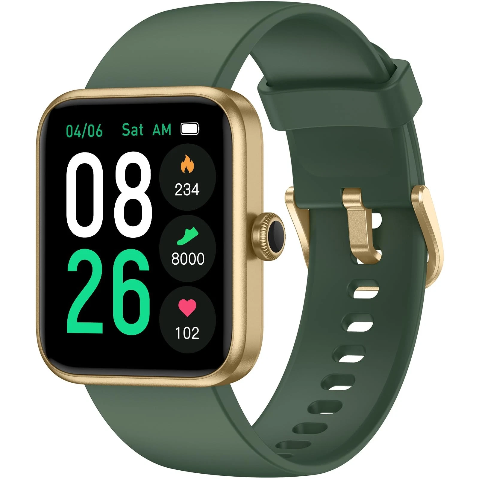 , Fitness Tracker with Heart Rate Monitor, , Sleep Tracker, 41mm Touchscreen ...