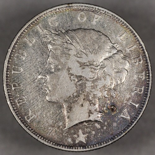 1906 Liberia Silber 50 Cent