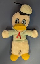 Vintage Walt Disney World 10" Donald Duck Plush Stuffed Animal Baby 90s Vintage