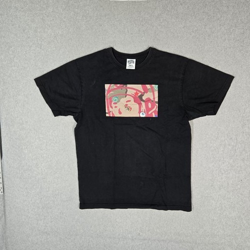 Billionaire Boys Club Men Shirt L Black Graphic Astronaut Mushroom Logo